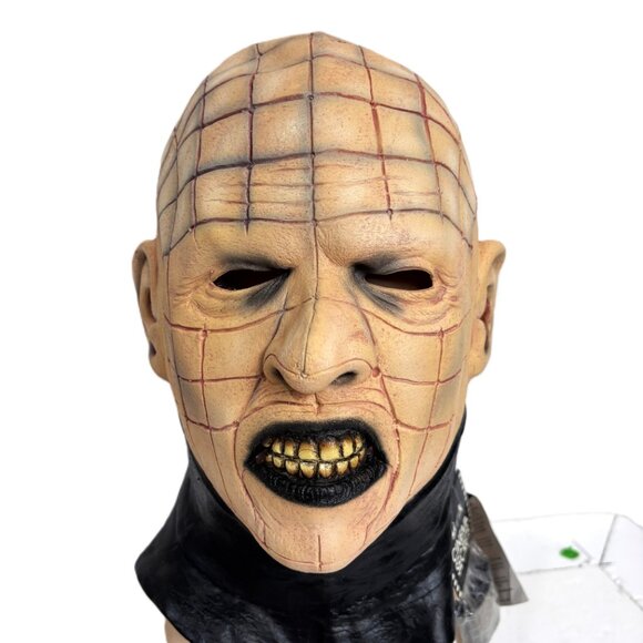 Rare vintage 1993 Hellraiser Pinhead  Cinema Secrets mask NWT NOS - Picture 7 of 14